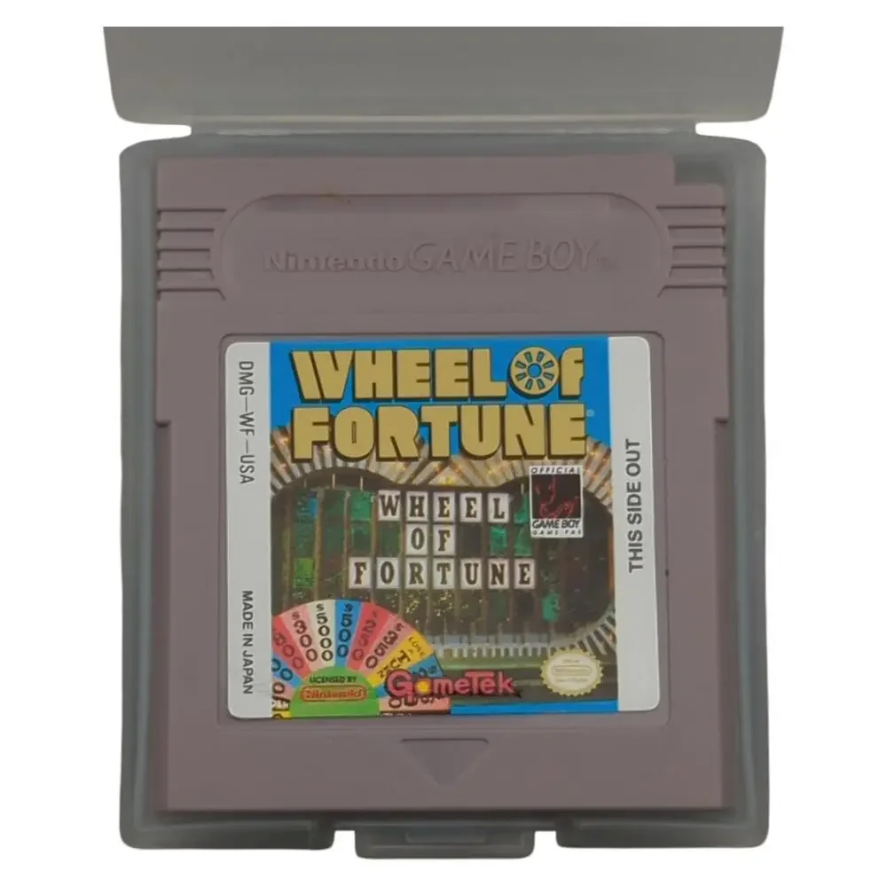Wheel of Fortune Nintendo Game Boy Game‎ Classic Trivia Game OEM Game Case 1990